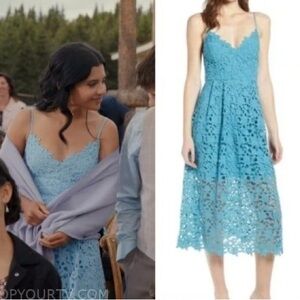 SOLD NWT "Astr The Label" Lace A-Line Crochet Midi Dress XL